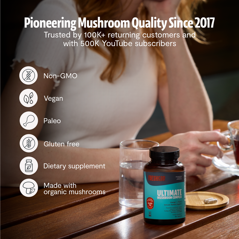 Organic Mushroom Complex Supplement Capsules-57
