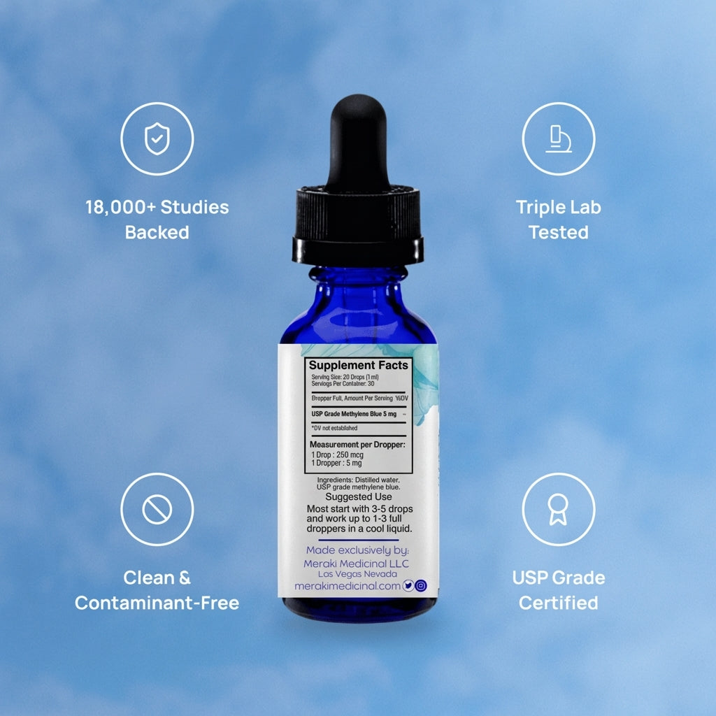 Meraki Blu USP Grade Methylene Blue 150mg-2