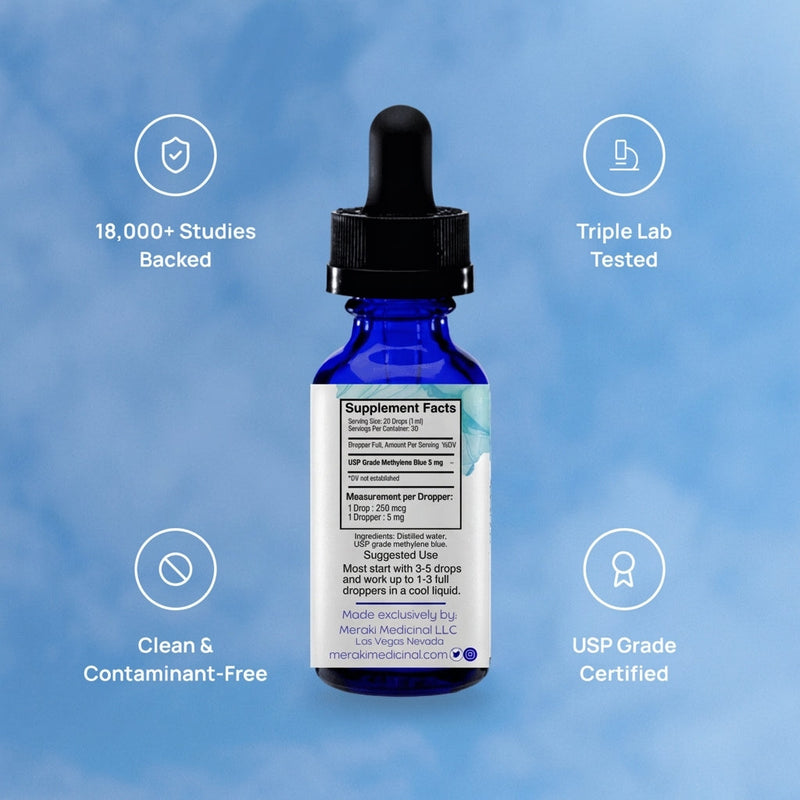 Meraki Blu USP Grade Methylene Blue 150mg-2