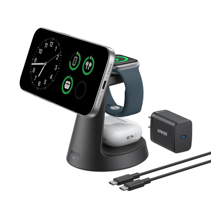 Anker MagGo Wireless Charging Station (3-in-1, Dock Stand)-7