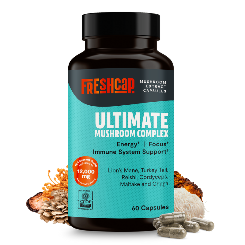 Organic Mushroom Complex Supplement Capsules-1