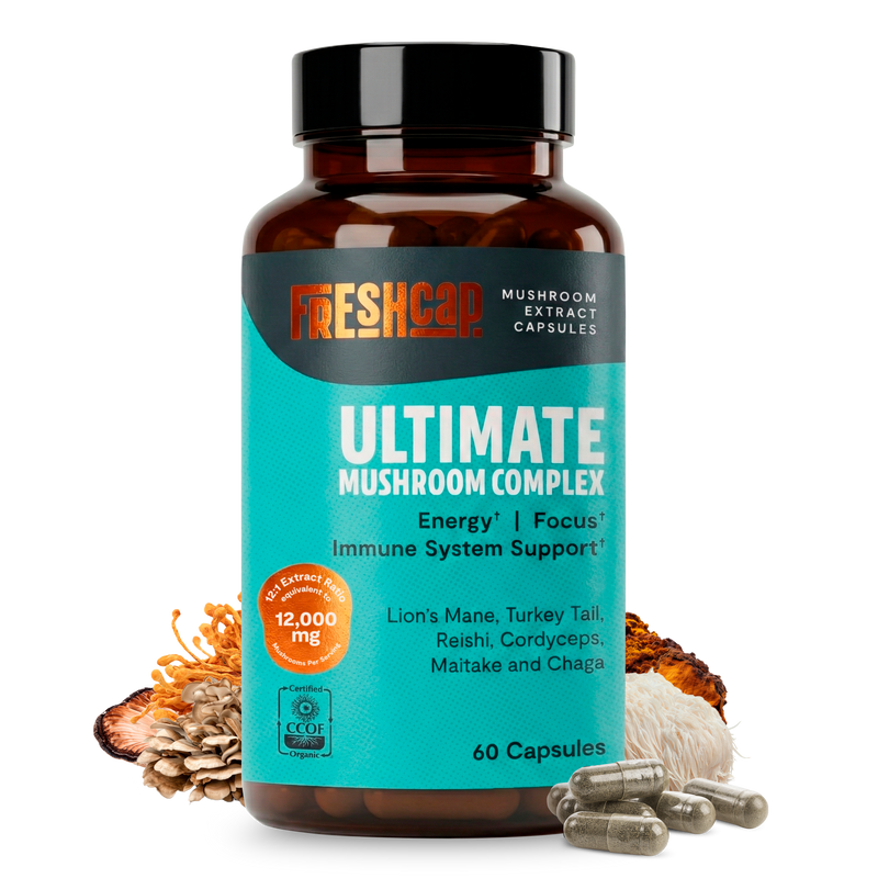Organic Mushroom Complex Supplement Capsules-52